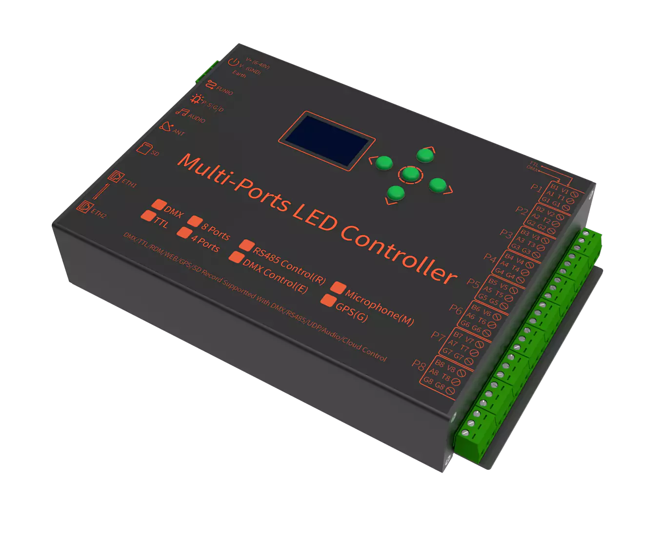 8 Ports TTL LED Controller